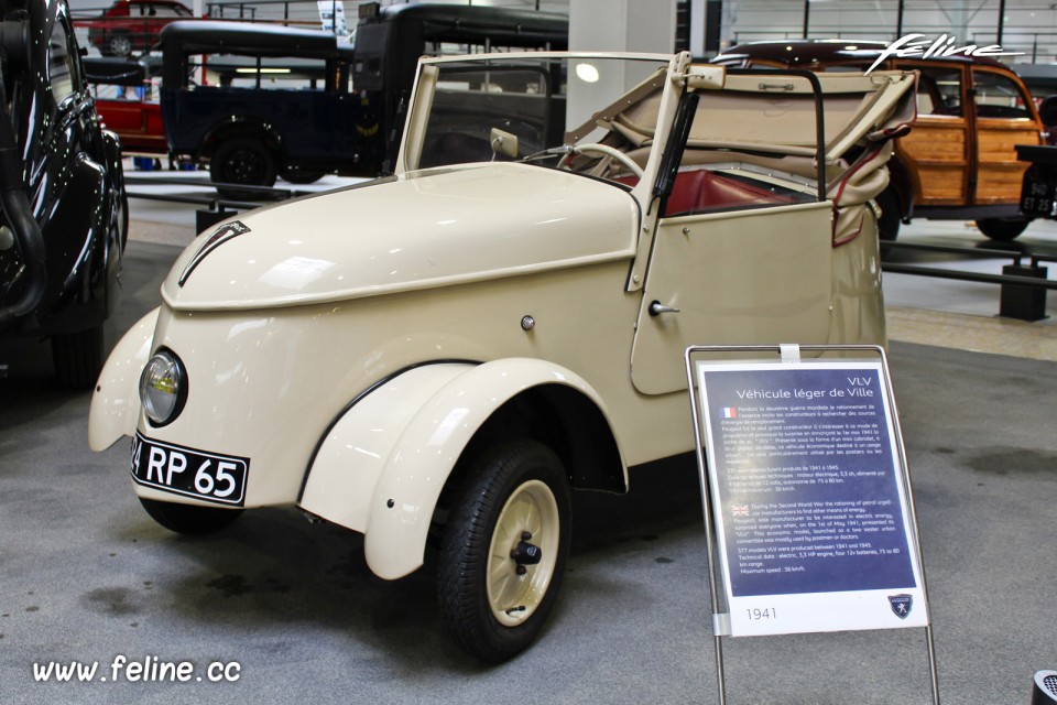 Peugeot VLV (Véhicule Léger de Ville) électrique (1941) - Mus