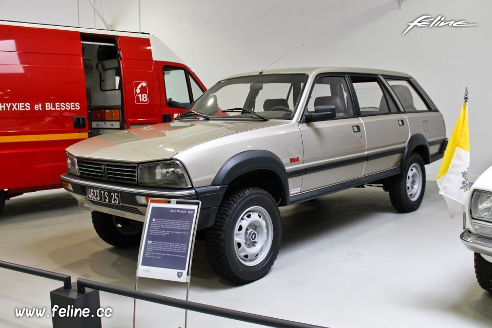 Peugeot 505 Break 4x4 Dangel (1988) - Musée de l'Aventure Peuge