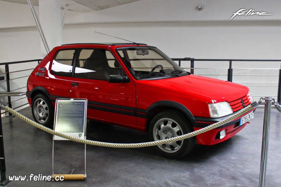 Peugeot 205 GTi 1.9 l (1984) - Musée de l'Aventure Peugeot