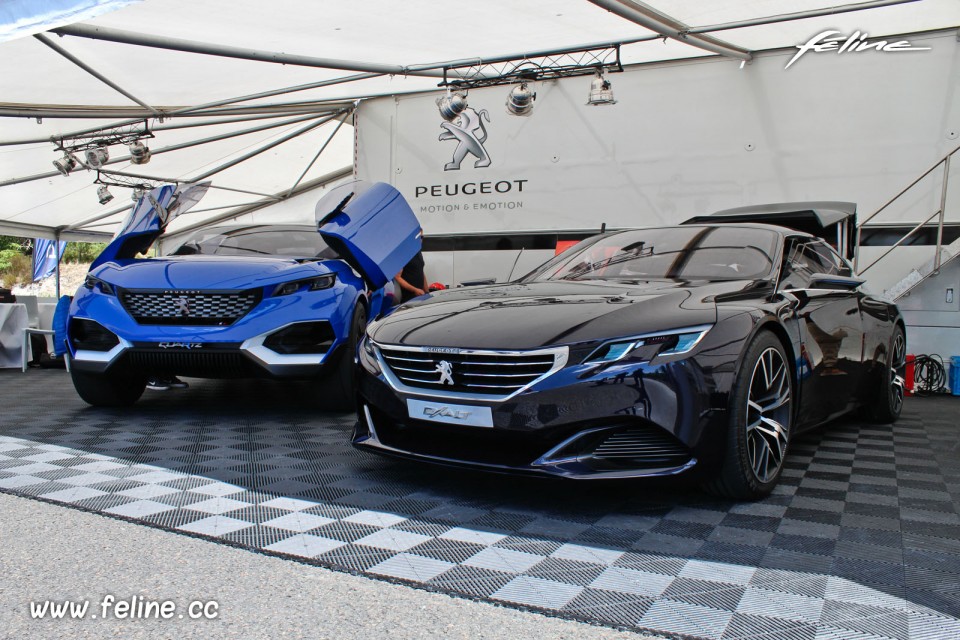 Photo Peugeot Exalt et Quartz concepts (2015)