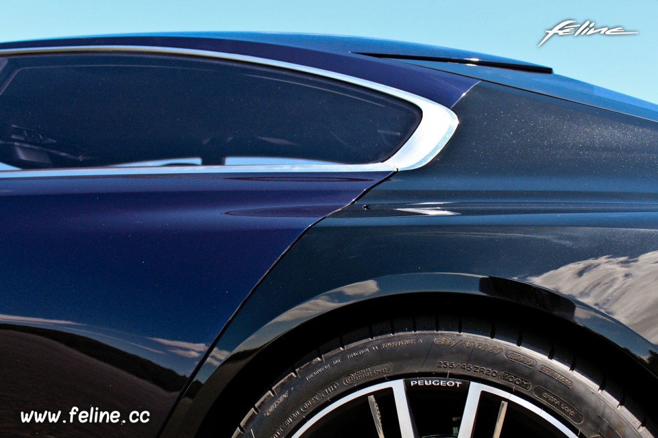 Photo Coupe Franche Dark Blue / Noir Perla Nera Peugeot Exalt Co