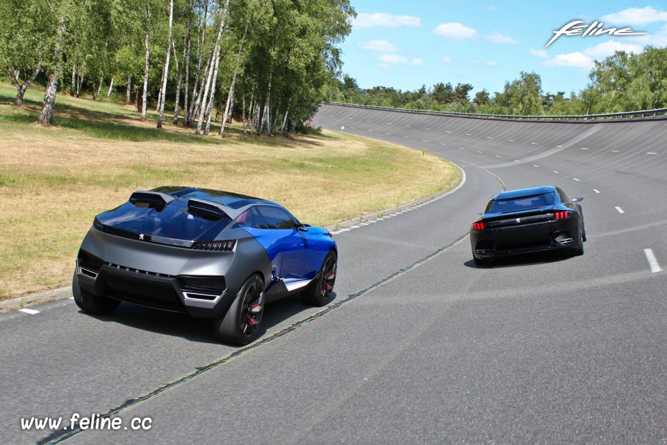Photo Peugeot Quartz et Exalt concepts (2015) - Circuit de Morte