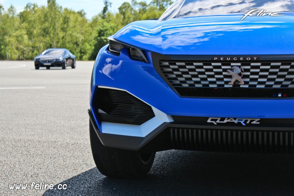 Photo face avant Peugeot Quartz Concept (2015) - Circuit de Mort