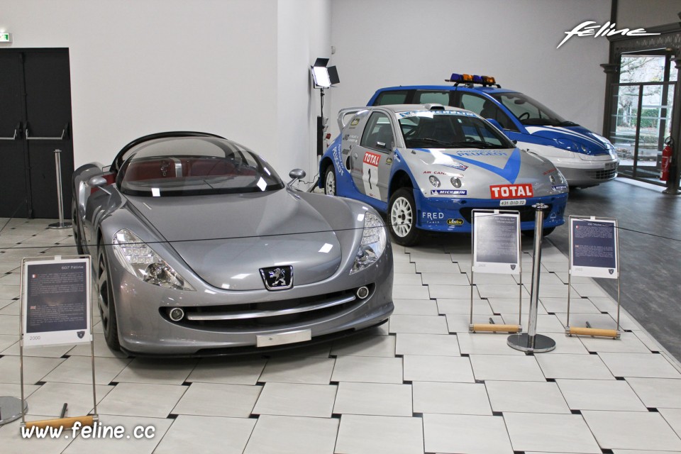 Photo Peugeot 607 Féline Michel Vaillant - Musée de l'Aventure