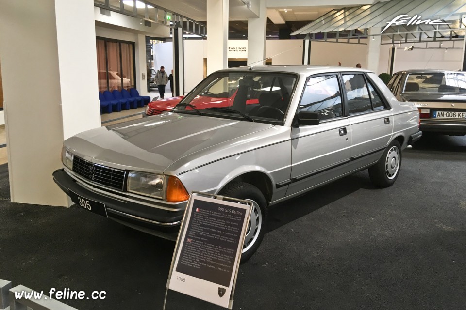 Photo Peugeot 305 GLS Berline (1988) - Musée de l'Aventure Peug