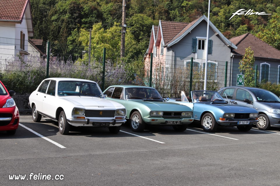 Photo road-trip Peugeot 508 et 504 Spirit of France (2018)