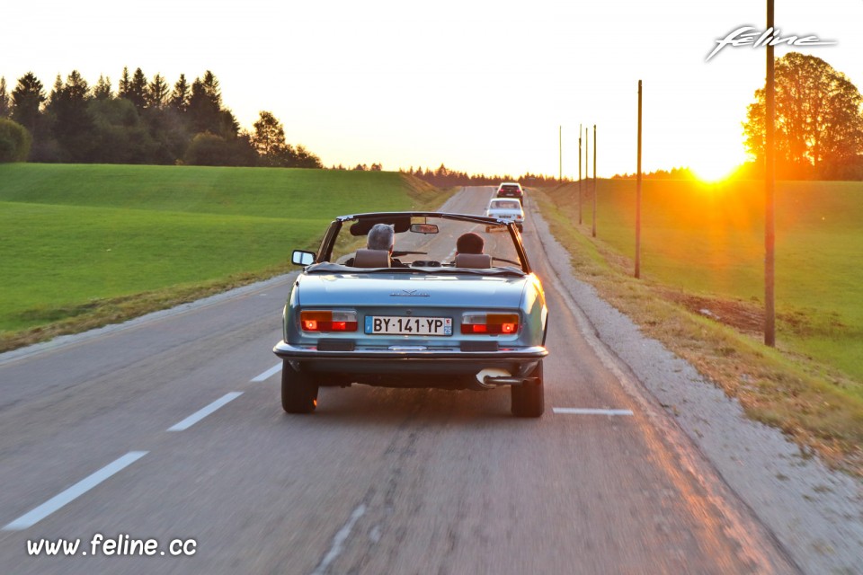 Photo road-trip Peugeot 508 et 504 Spirit of France (2018)