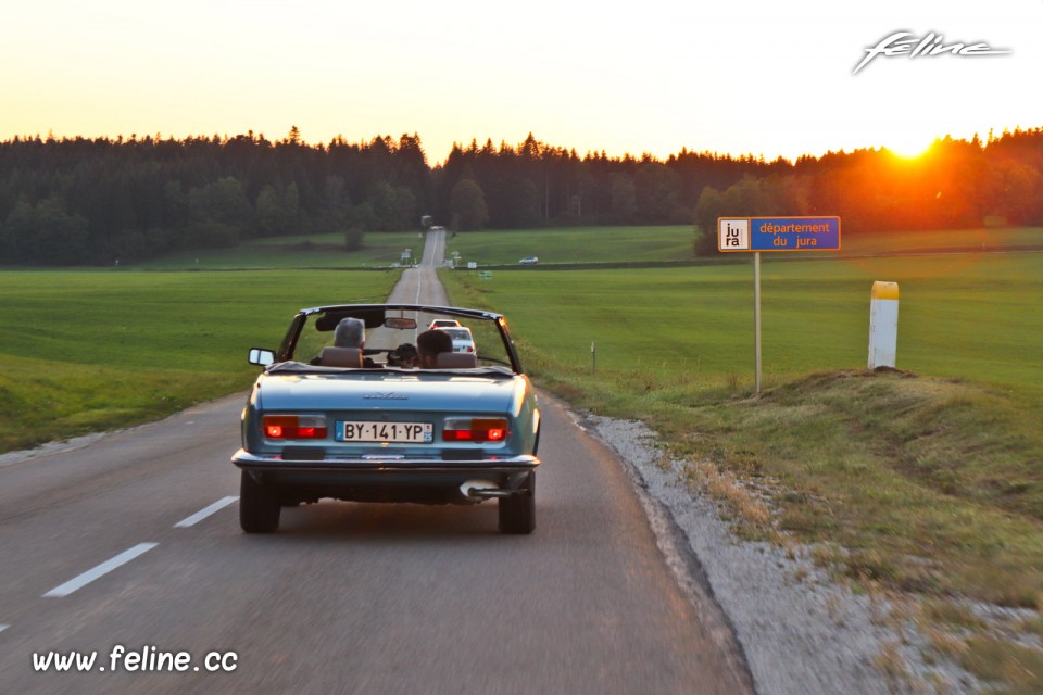 Photo road-trip Peugeot 508 et 504 Spirit of France (2018)