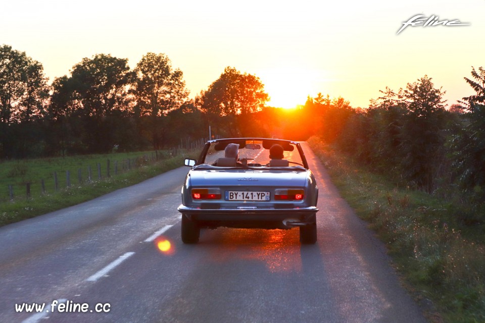 Photo road-trip Peugeot 508 et 504 Spirit of France (2018)