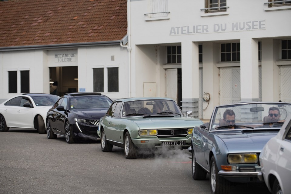Photo road-trip Peugeot 508 et 504 Spirit of France (2018)