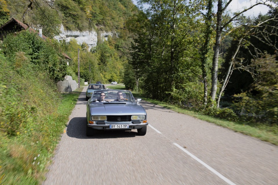 Photo road-trip Peugeot 508 et 504 Spirit of France (2018)