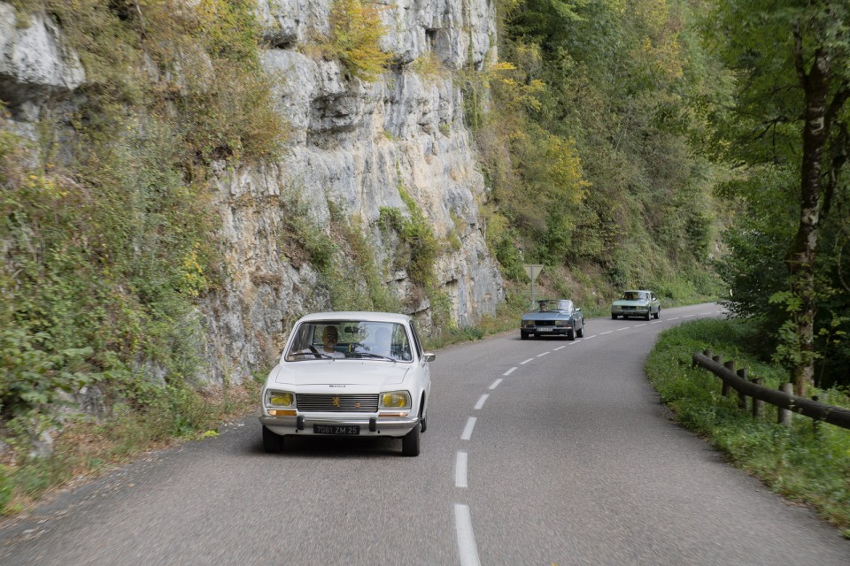 Photo road-trip Peugeot 508 et 504 Spirit of France (2018)