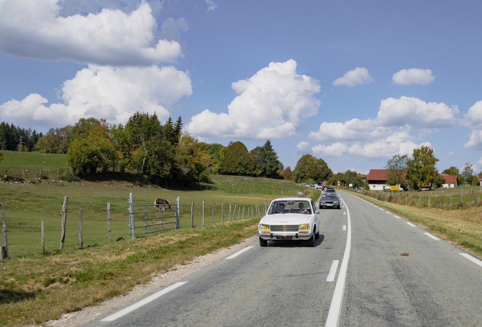 Photo road-trip Peugeot 508 et 504 Spirit of France (2018)