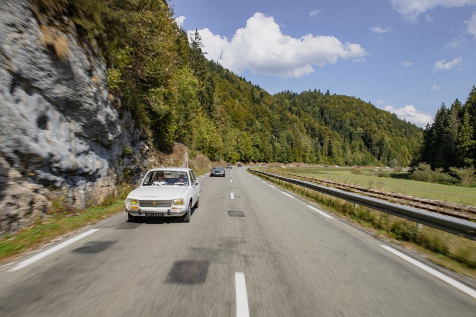 Photo road-trip Peugeot 508 et 504 Spirit of France (2018)