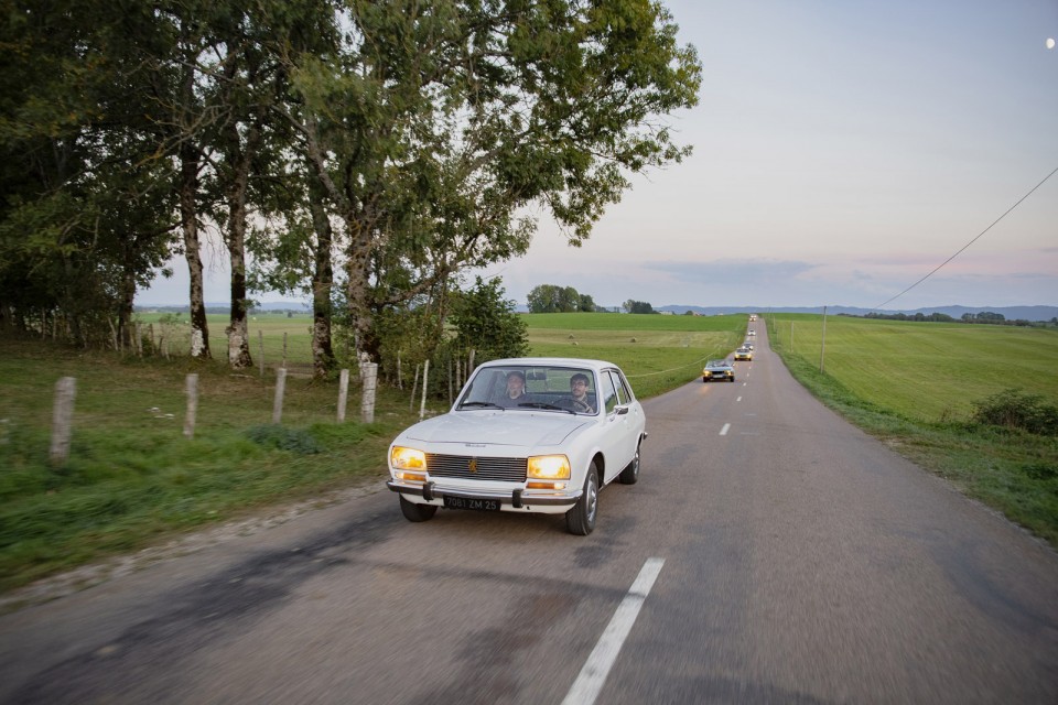 Photo road-trip Peugeot 508 et 504 Spirit of France (2018)