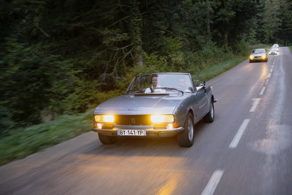 Photo road-trip Peugeot 508 et 504 Spirit of France (2018)