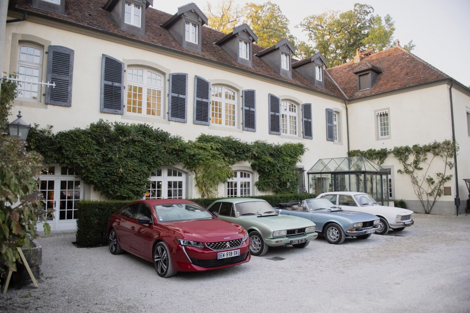 Photo road-trip Peugeot 508 et 504 Spirit of France (2018)
