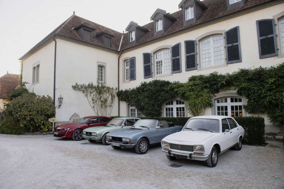 Photo road-trip Peugeot 508 et 504 Spirit of France (2018)