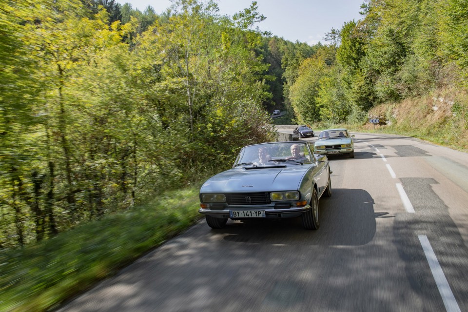 Photo road-trip Peugeot 508 et 504 Spirit of France (2018)