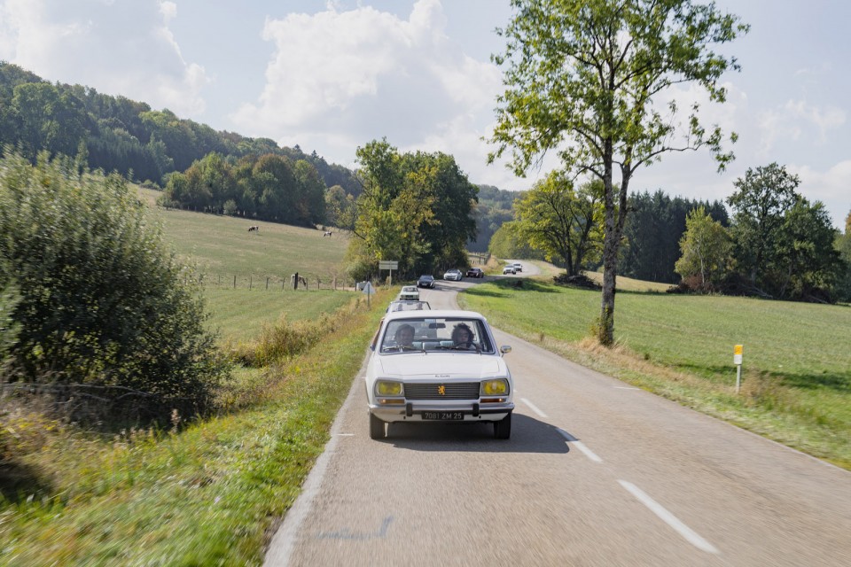Photo road-trip Peugeot 508 et 504 Spirit of France (2018)