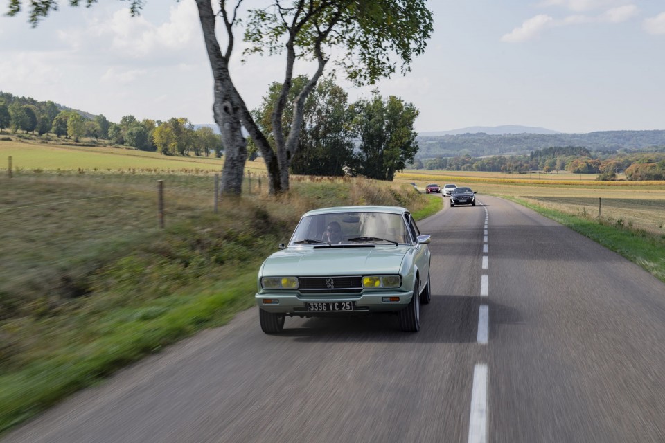 Photo road-trip Peugeot 508 et 504 Spirit of France (2018)