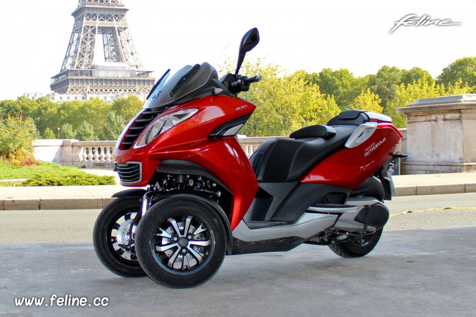 Photo Peugeot Metropolis 400i Rouge Safran - 1-030