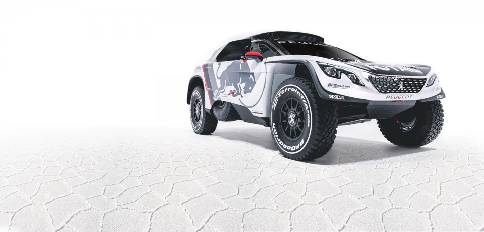 Photo officielle 3/4 avant Peugeot 3008 DKR (2017)