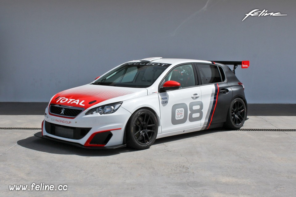 Photo 3/4 avant Peugeot 308 Racing Cup (2017)