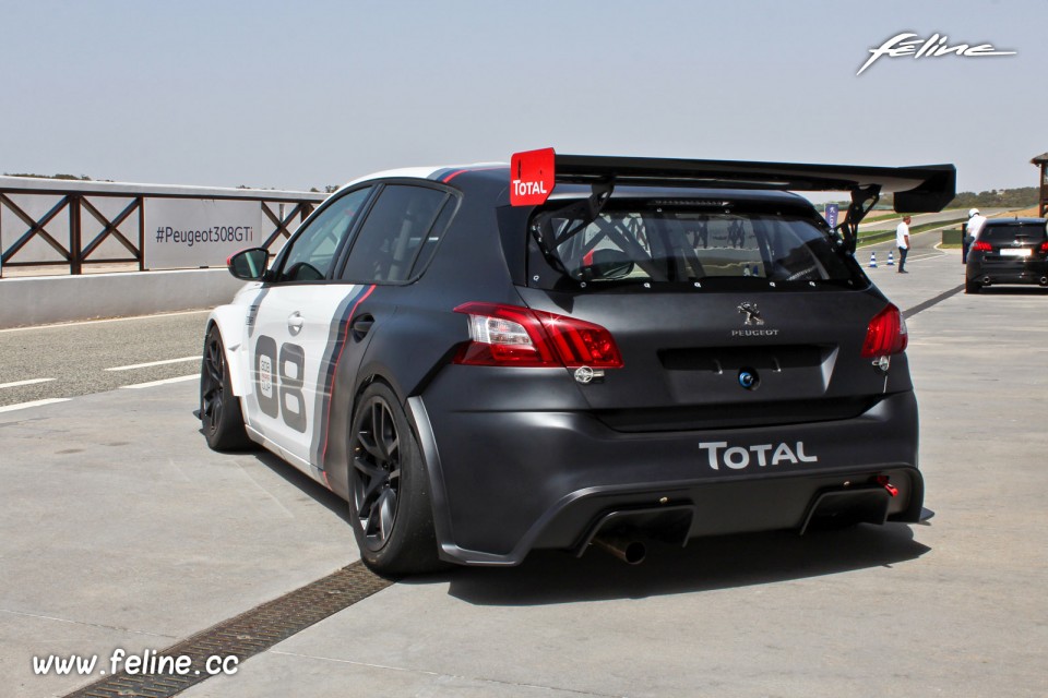 Photo 3/4 arrière Peugeot 308 Racing Cup (2017)