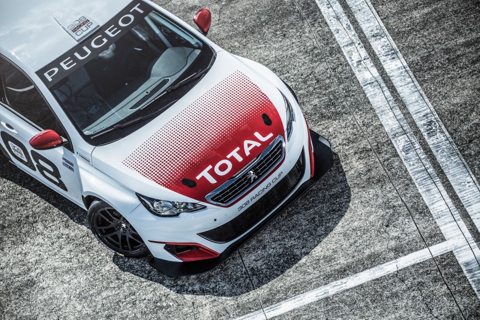 Photo capot Peugeot 308 Racing Cup (2015)